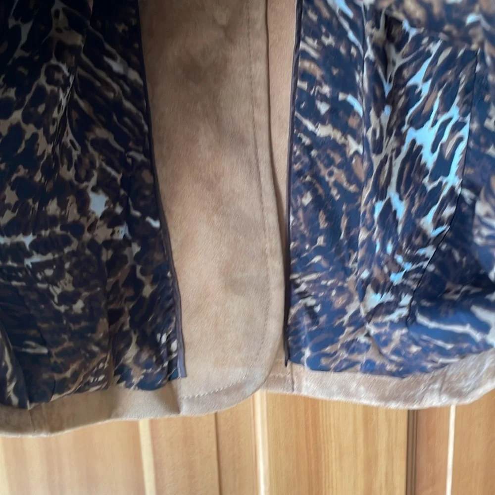 Liz Claiborne Tan Suede Blazer - Picture 9 of 13